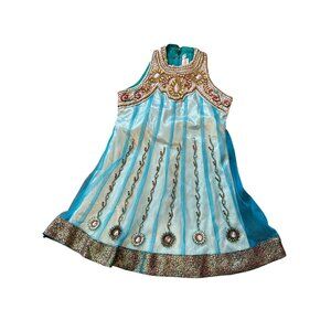 Diana Size 20 Child's Dress 2T Beaded Indian Amazing
